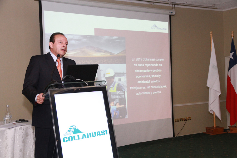 Décimo Reporte de sustentabilidad de la Compañía Minera: Collahuasi aumenta eficiencia en el consumo  de agua y energía, y baja costos en 2015