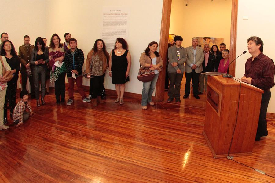 Pintores realistas de Iquique presentes en sala de arte Casa  Collahuasi