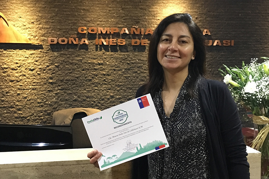 Collahuasi entre las organizaciones reconocidas por medir su huella de carbono