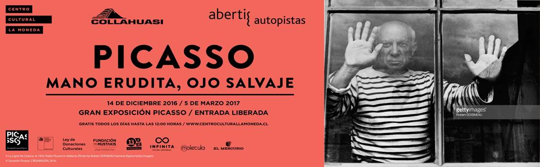Desde el Musée national Picasso-Paris al Centro Cultural La Moneda  PICASSO. MANO ERUDITA, OJO SALVAJE