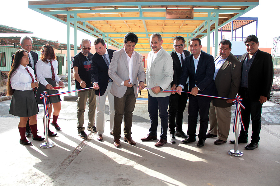 Habilitan espacio para convivencia escolar en Liceo de Pica
