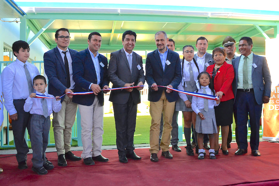 Fundación Educacional Collahuasi habilita espacio de convivencia en escuela de Matilla