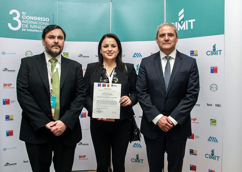 Collahuasi recibe certificación de Acuerdo de Producción Limpia para su Terminal Marítimo