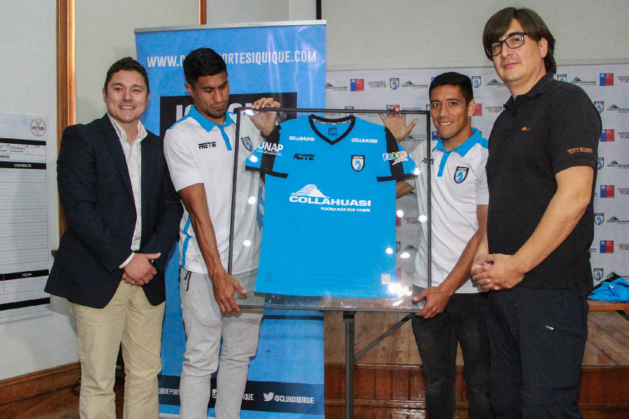 Deportes Iquique reconoce apoyo de Collahuasi para participación de Sub 17 en Irlanda del Norte