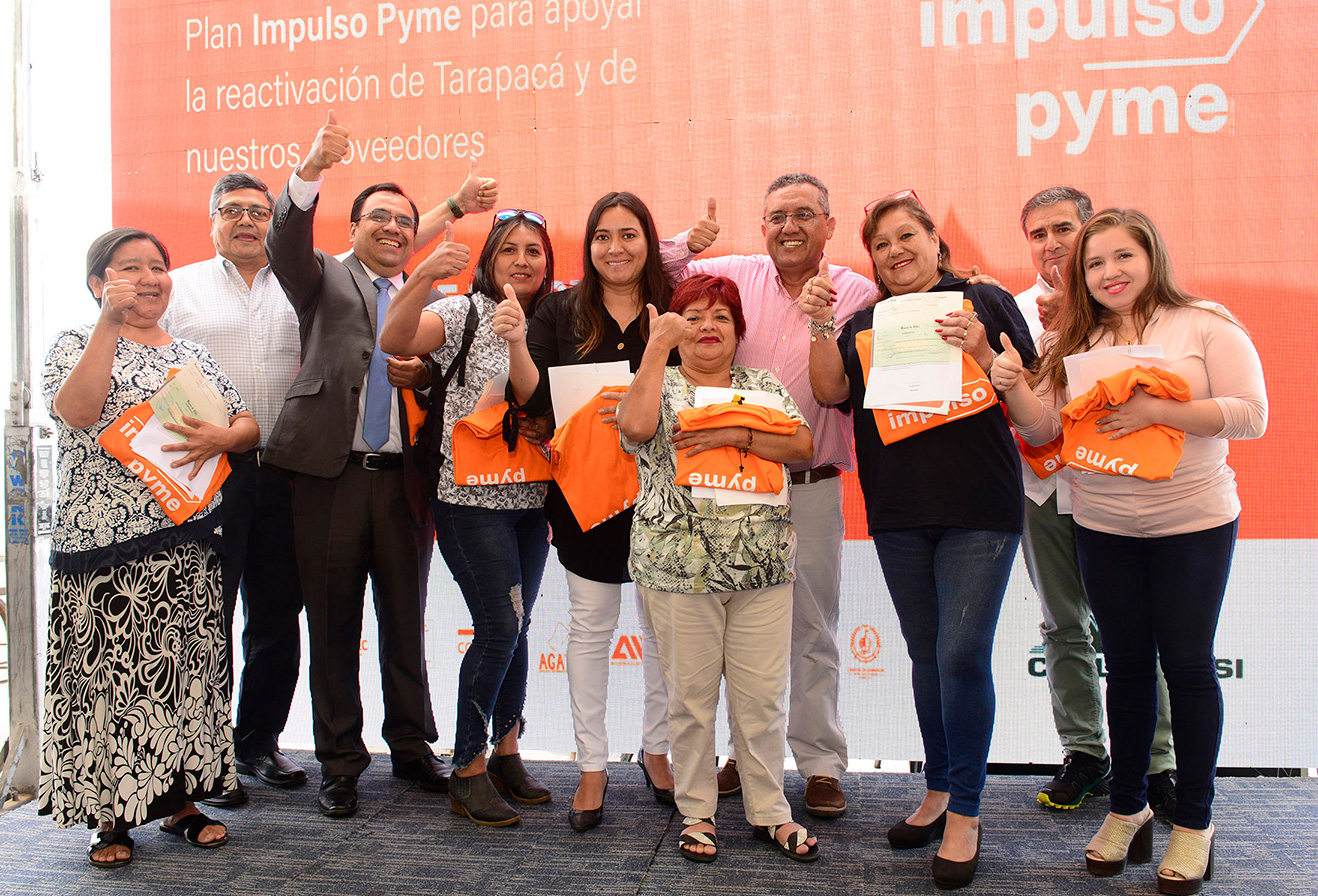 137 mipymes han sido apoyadas a la fecha a través del programa Impulso Pyme en Tarapacá
