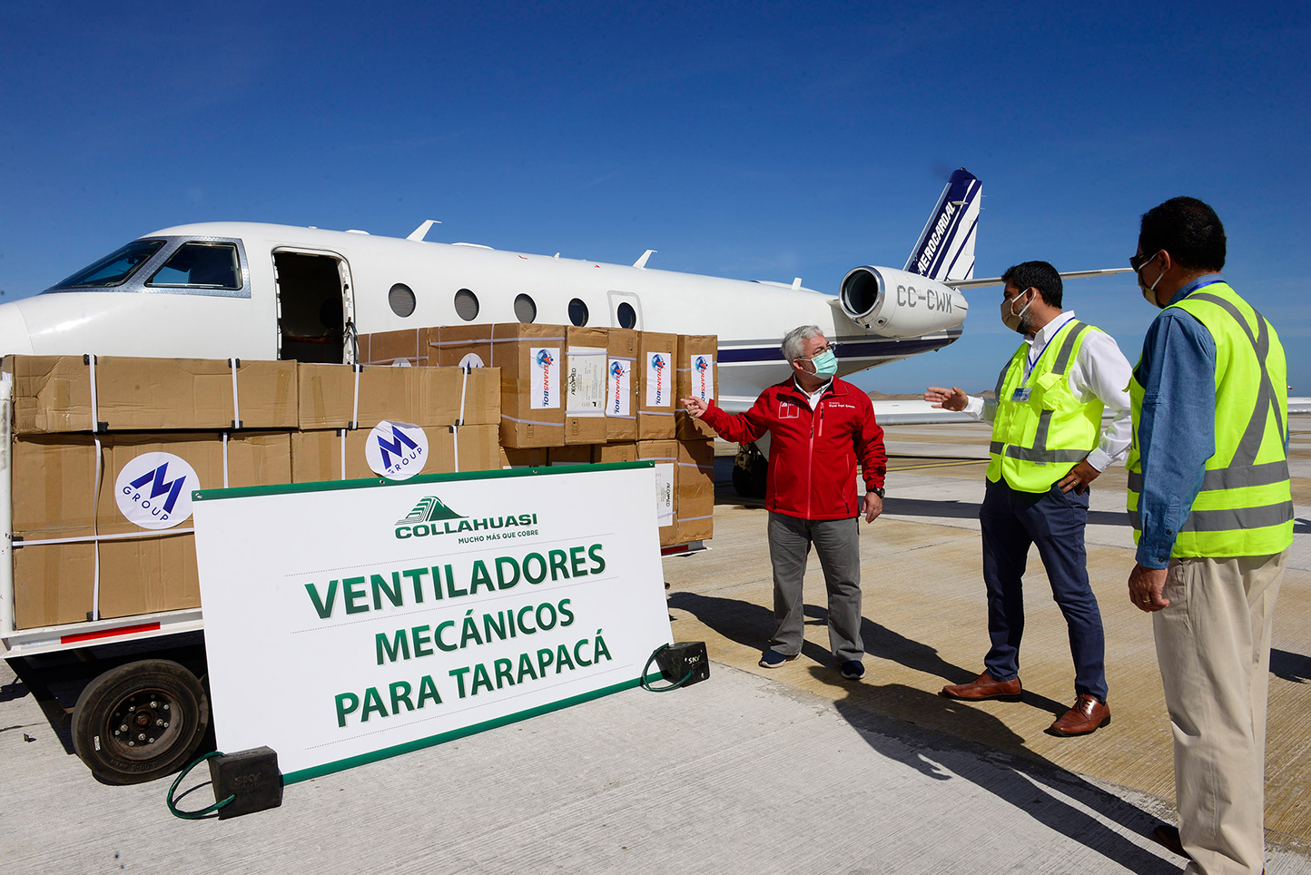 Con 18 nuevos ventiladores Collahuasi continúa fortaleciendo la respuesta sanitaria de Tarapacá