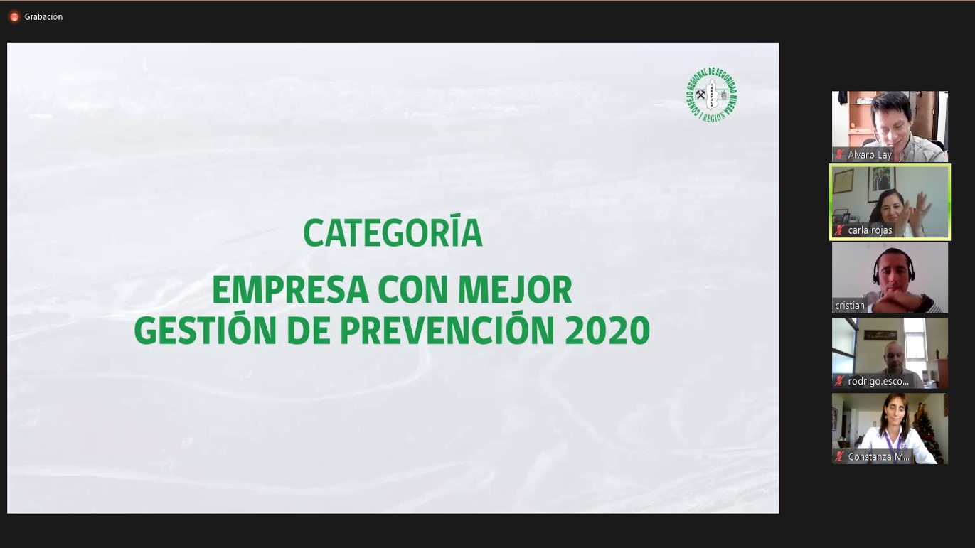 CORESEMIN destaca a Collahuasi como la compañía minera con mejor gestión en prevención de Tarapacá