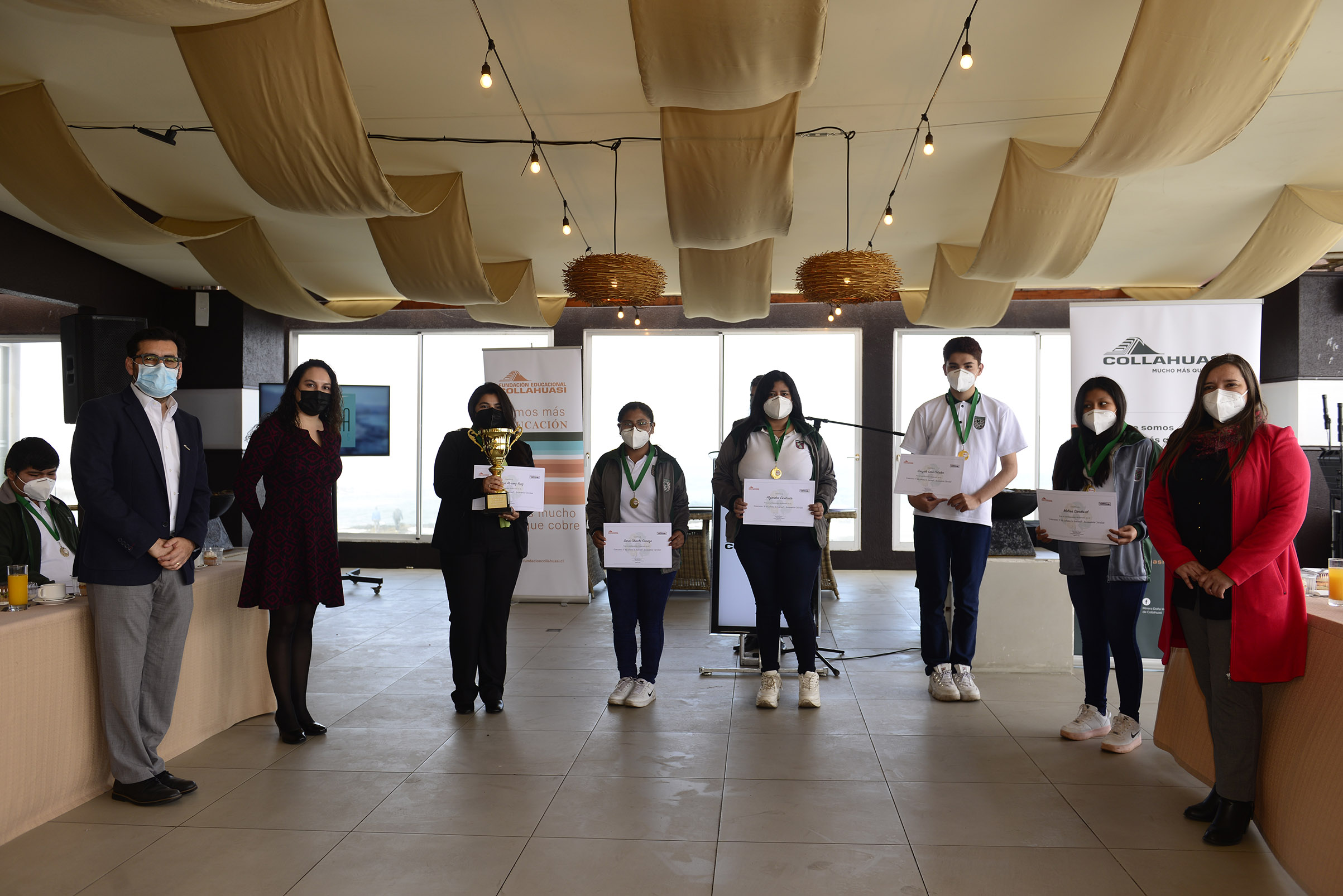 Tres innovadoras propuestas ganaron concurso escolar para resolver desafíos regionales a través de la economía circular