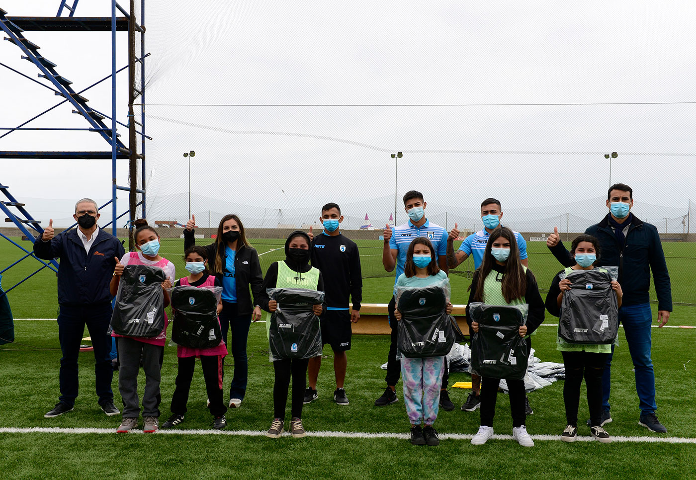 Niños y jóvenes participaron en clínica deportiva con Club Deportes Iquique y Collahuasi