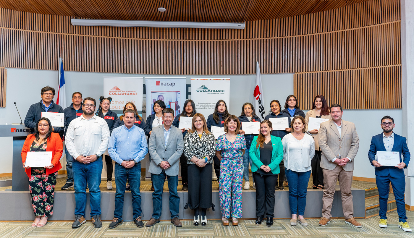 59 trabajadores de Tarapacá se certificaron en programa de oficios de Collahuasi para mejorar su desarrollo laboral