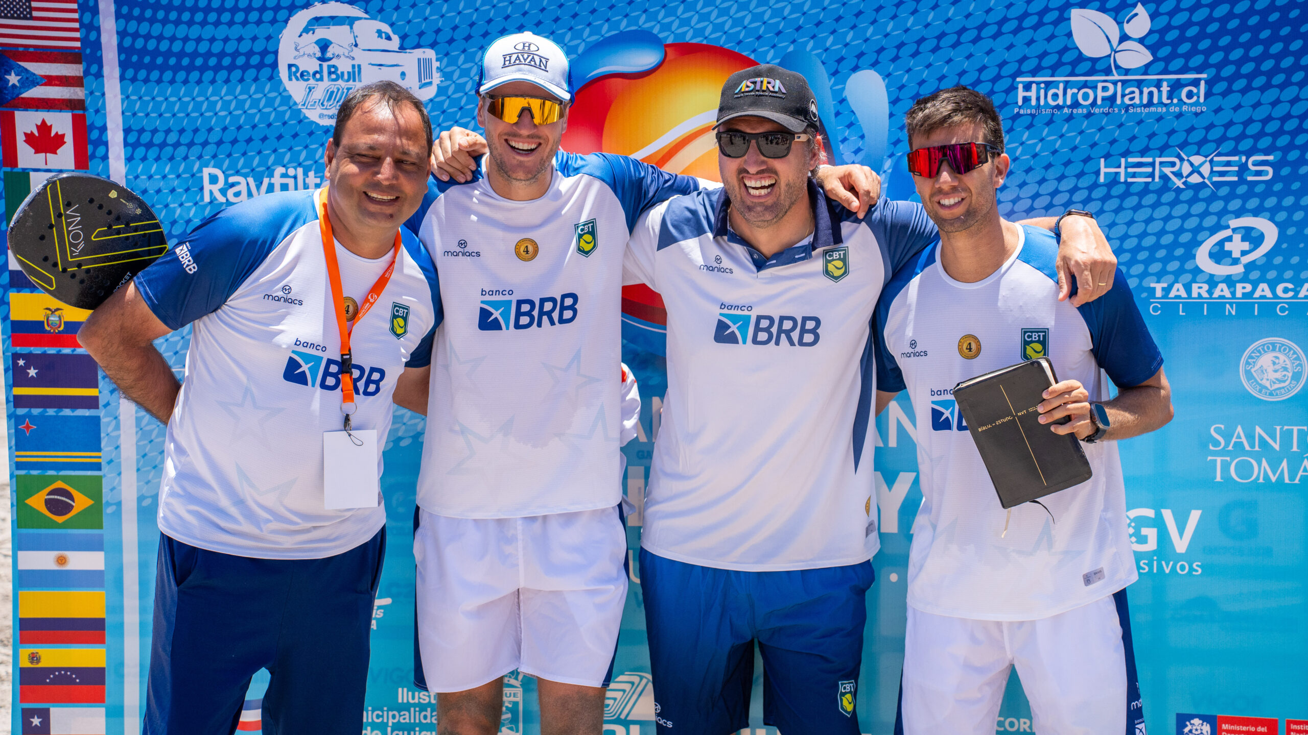 Brasil se alzó como el gran ganador del Campeonato Panamericano de Tenis Playa en el Arena Cavancha de Iquique