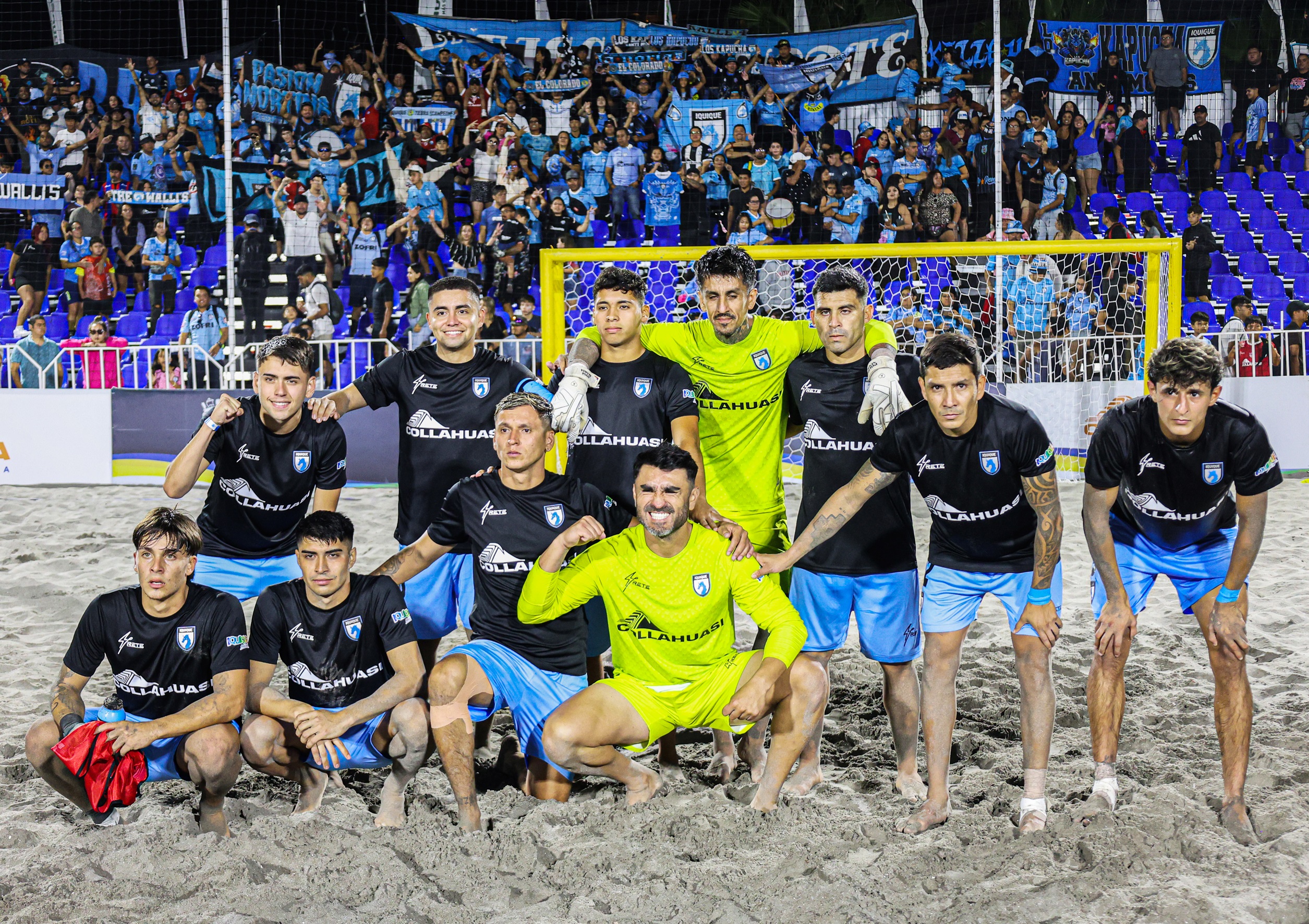 Deportes Iquique y San Antonio de Paraguay triunfan y disputarán la final de “Copa Collahuasi” fútbol playa 2025