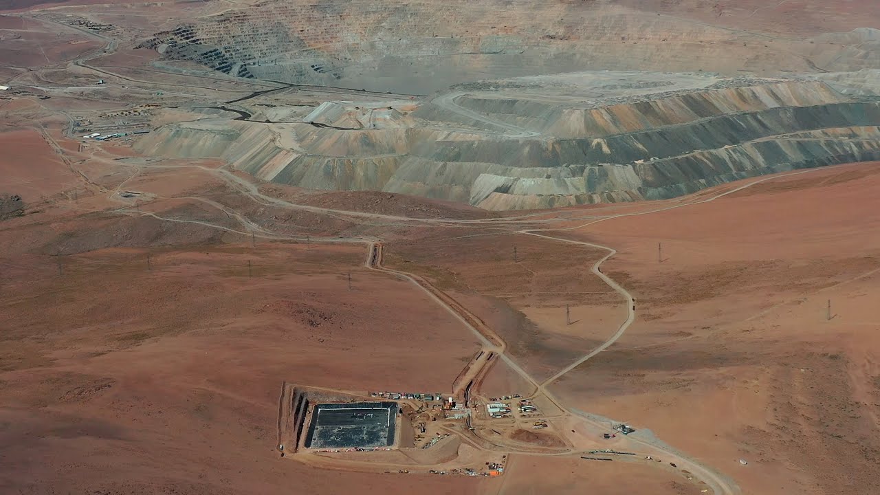 Transfer stations and terminal, the works located in the highest area of the project