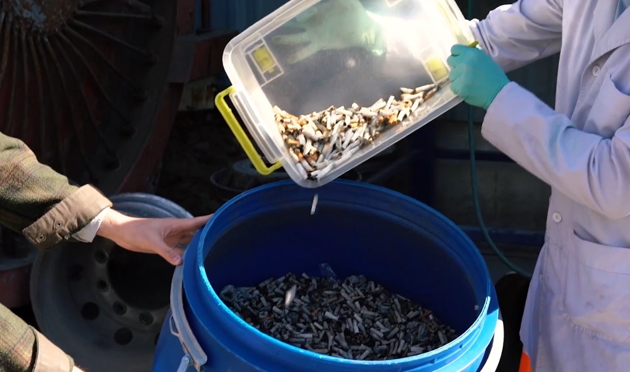 An innovative recycling campaign is promoted among the workers