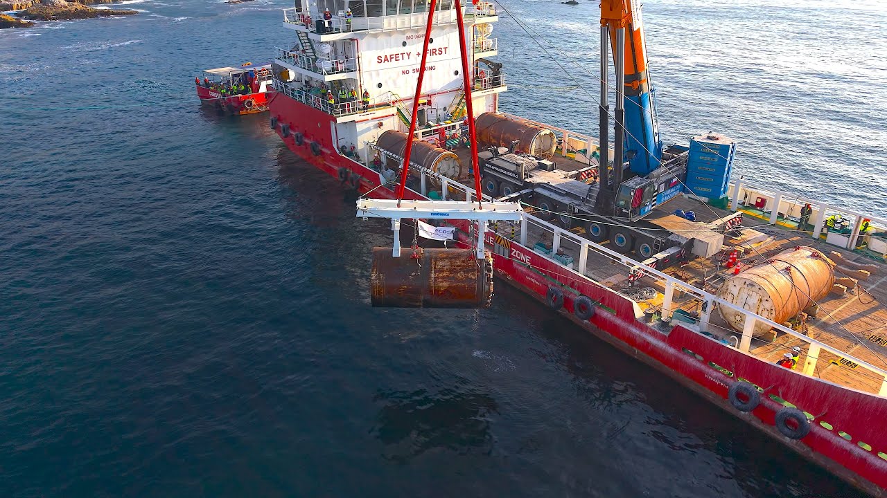 The microtunnel boring machines “Valentina” and “Piqai” were successfully and safely retrieved.