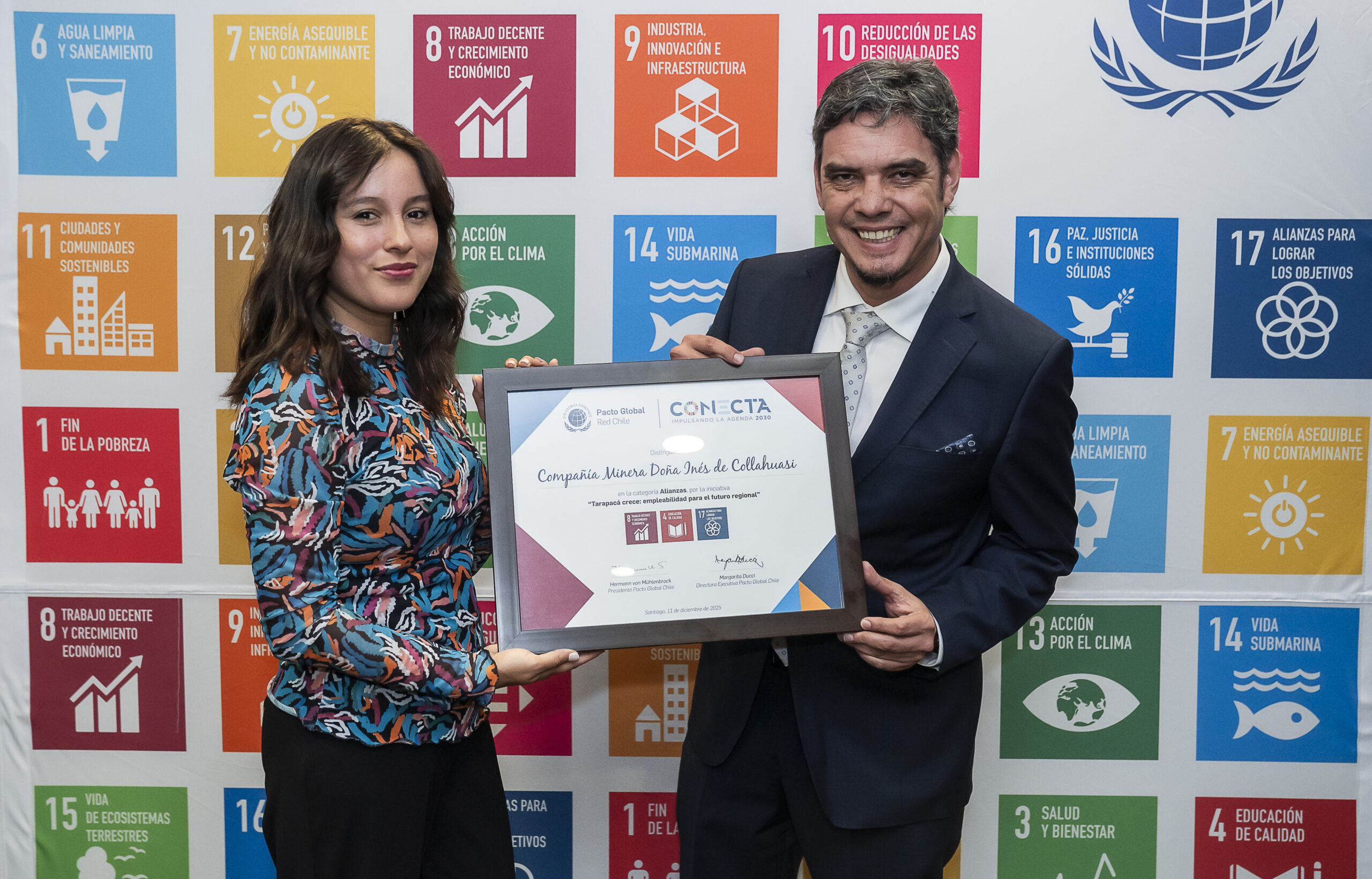 Collahuasi destaca en Premios Conecta 2025 con su Programa de Empleabilidad para jóvenes de Tarapacá