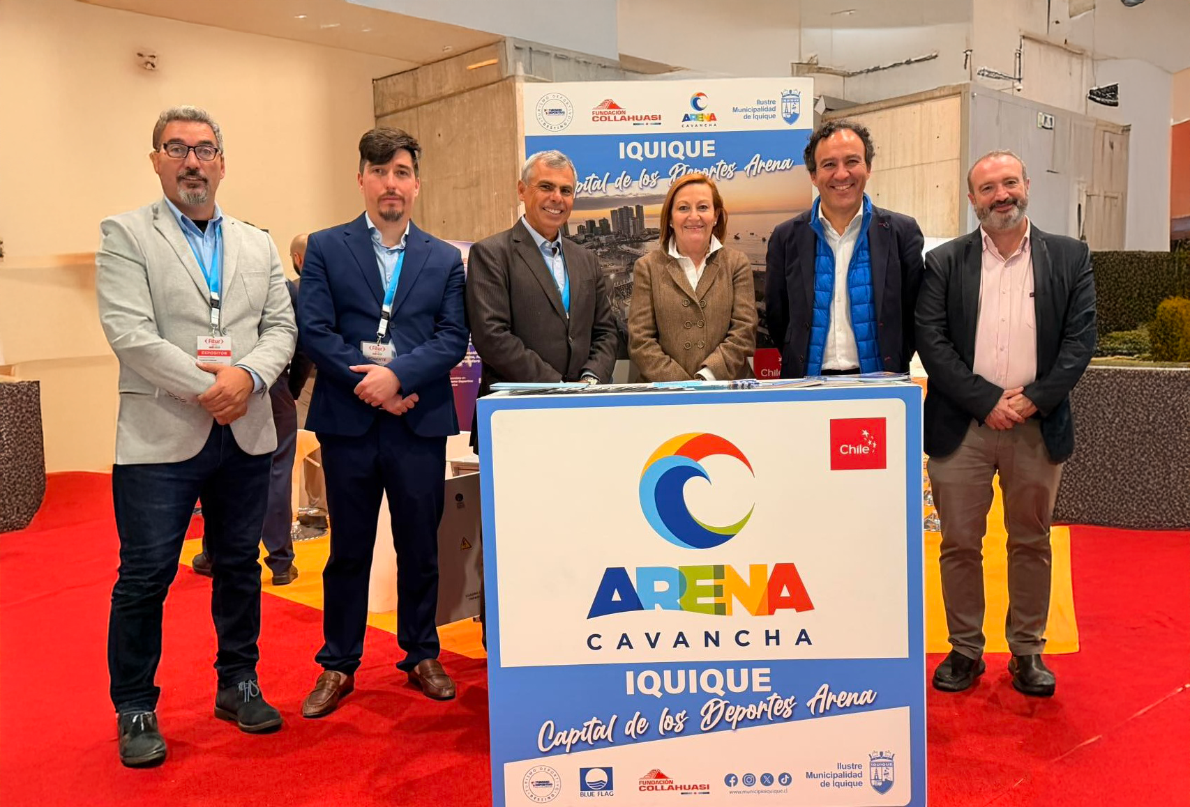 Estadio Arena Cavancha de Iquique destaca en Feria Internacional de Turismo en España