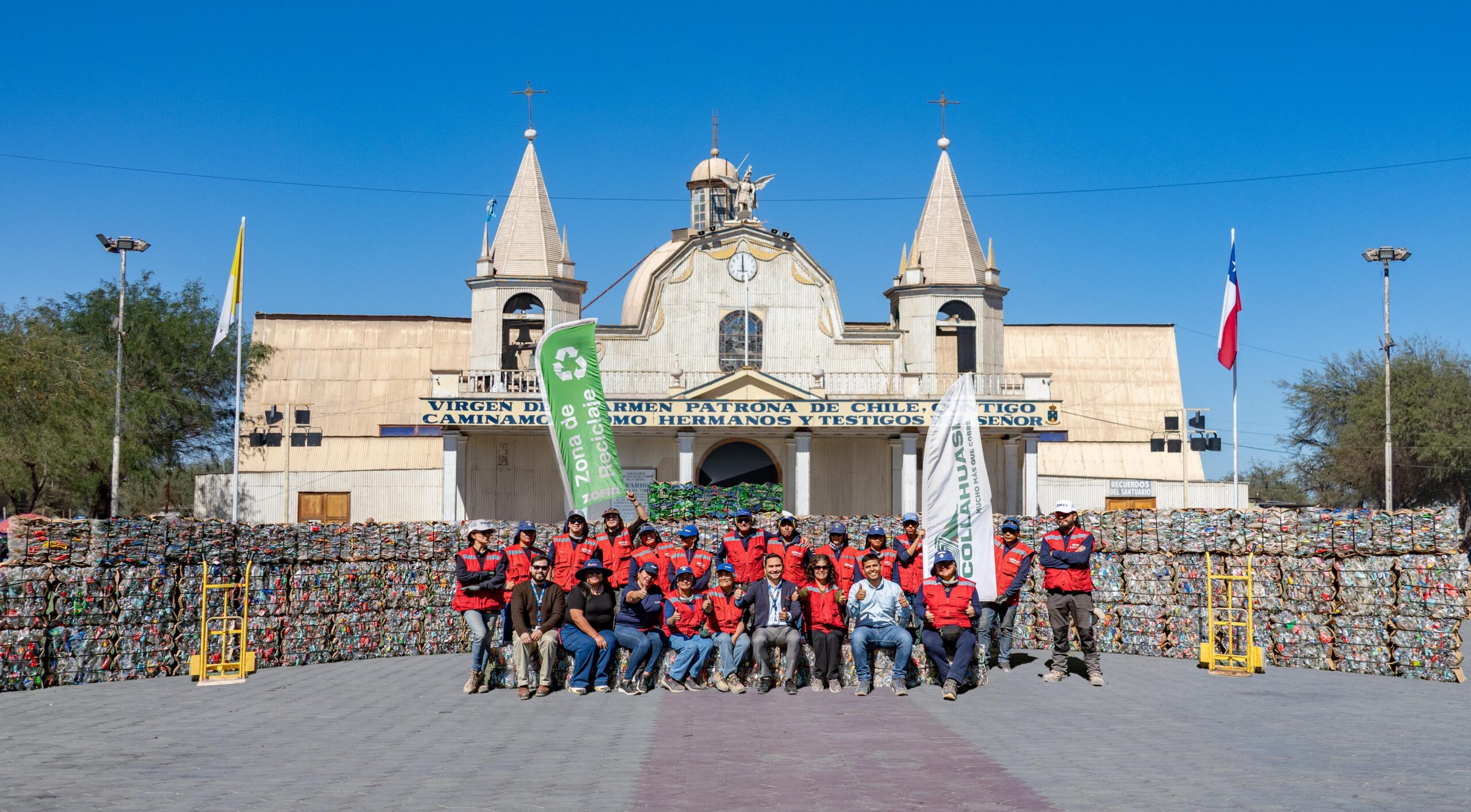 “Reciclando en la Festividad de La Tirana 2026” recupera cerca de cuatro toneladas de residuos